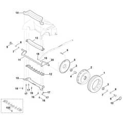 Viking MB755.1 KS - Front Axle - Parts Diagram