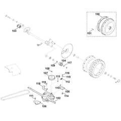Viking MB755.1 KS - Shaft Drive 2 - Parts Diagram
