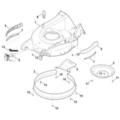Viking MB755.2 KS - Housing - Parts Diagram