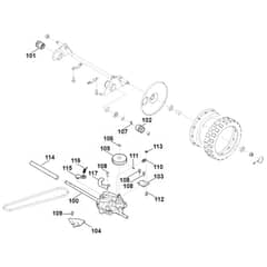 Viking MB755.2 KS - Shaft Drive 2 - Parts Diagram