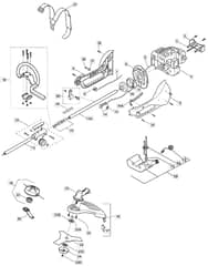 MB 22CX - 2005-2007 - 282020001/MOU - Mountfield Brushcutter Main Assembly Diagram