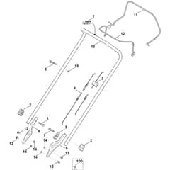 Viking MB 248.1 T - Handle - Parts Diagram