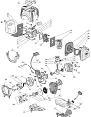 MB 2501 - 2010-2012 - 281420003/MO9 - Mountfield Brushcutter Engine Diagram