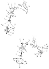 MB 25J - 2006 - 282310103/MO6 - Mountfield Brushcutter Gear Head Diagram
