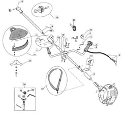 MB 2602 J - 2008 - 281021103/MO8 - Mountfield Brushcutter Main Assembly Diagram
