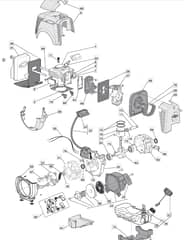 MB 3201 - 2010 - 281520003/MO9 - Mountfield Brushcutter Engine Diagram