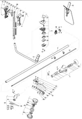 MB 33 D - 2017-2022 - 287221003/M16 - Mountfield Brushcutter Handle Diagram