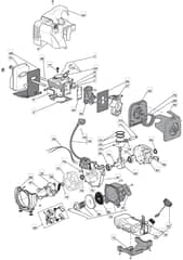MB 3501 - 2009 - 283820003/MO8 - Mountfield Brushcutter Engine Diagram