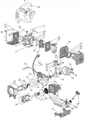 MB 3502 - 2009 - 283821003/MO8 - Mountfield Brushcutter Engine Diagram