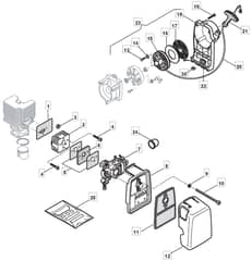 MB 36D - 2006-2007 - 284121003/MO6 - Mountfield Brushcutter Recoil Starter Diagram