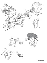 MB 4252 - 2012 - 281241003/MO8 – Mountfield Brushcutter Handle Transmission diagram
