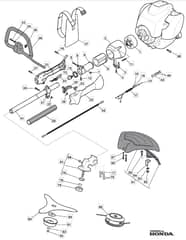 MB 425 - 2005 - 282440003/MOU - Mountfield Brushcutter Main Assembly Diagram