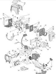 MB 4303 - 2010 - 281622003/MO9 - Mountfield Brushcutter Engine Diagram