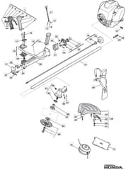 MB 4352 - 2008-2013 - 281341003/MO8 - Mountfield Brushcutter Main Assembly Diagram
