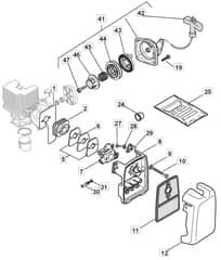 MB 4401 - 2008 - 281820003/MO8 - Mountfield Brushcutter Recoil Starter Diagram