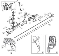MB 50 D - 2007 - 285621003/MO7 - Mountfield Brushcutter Handle Diagram