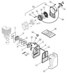 MB 50 D - 2007 - 285621003/MO7 - Mountfield Brushcutter Recoil Starter Diagram