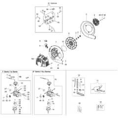 MB 800 (EURO 2) - Oleo-Mac Mistblower Fan case Diagram