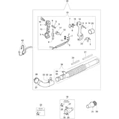 MB 80 - Oleo-Mac Mistblower Tube Diagram