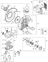 MBP 750 - 2018-2022 - 255175103/M18 - Mountfield Blower Starter Assy Diagram