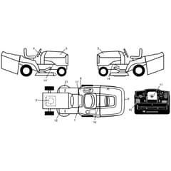 McCulloch MC1292RB - 96061001800 - 2008-11 - Decals Parts Diagram