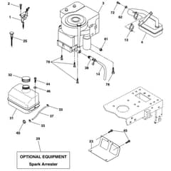 McCulloch MC1292RB - 96061001800 - 2008-11 - Engine Parts Diagram