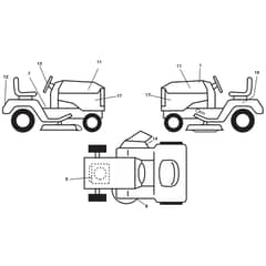 McCulloch MC13538LT - 96012010300 - 2010-06 - Decals Parts Diagram