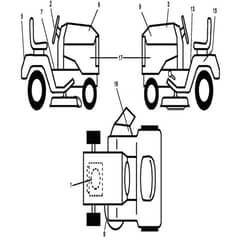 McCulloch MC18542LT - 96012010400 - 2010-06 - Decals Parts Diagram