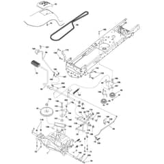 McCulloch MC19538LT - 96048002300 - 2012-02 - Drive Parts Diagram