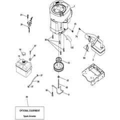 McCulloch MC19538LT - 96048002300 - 2012-02 - Engine Parts Diagram