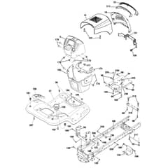 McCulloch MC19538LT - 96048002301 - 2012-08 - Chassis & Enclosures Parts Diagram