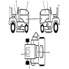 McCulloch MC19538LT - 96048002301 - 2012-08 - Decals Parts Diagram
