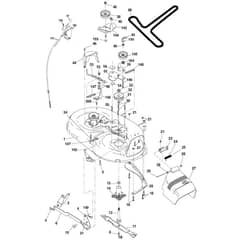 McCulloch MC19542LT - 96012011400 - 2010-12 - Mower Deck - Cutting Deck Parts Diagram