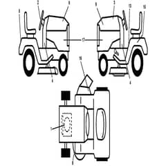 McCulloch MC19542LT-96012011402 - 2011-08 - Decals Parts Diagram