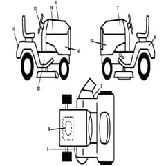 McCulloch MC195H42LT - 96042011400 - 2009-11 - Decals Parts Diagram