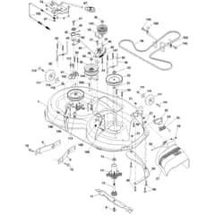 McCulloch MC195H42LT - 96042011400 - 2010-06 - Mower Deck - Cutting Deck Parts Diagram