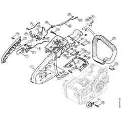 Genuine Stihl MC200 / F - Handle housing