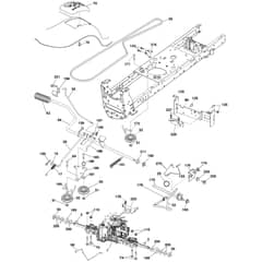 McCulloch MC20H42YT - 96042012902 - 2011-08 - Drive Parts Diagram