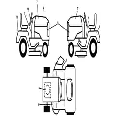 McCulloch MC20H42YT - 96048002700 - 2012-01 - Decals Parts Diagram