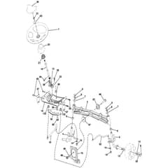 McCulloch MC20H42YT - 96048002700 - 2012-01 - Steering Parts Diagram