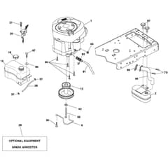 McCulloch MC20H42YT - 96048002701 - 2012-08 - Engine Parts Diagram