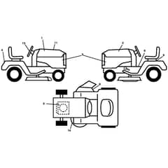 McCulloch MC20V42YT - 96042013000 - 2010-12 - Decals Parts Diagram