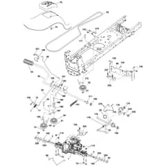 McCulloch MC20V42YT - 96048002800 - 2011-09 - Drive Parts Diagram