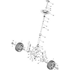 McCulloch MC30 - 96021001601 - 2011-11 - Steering Parts Diagram