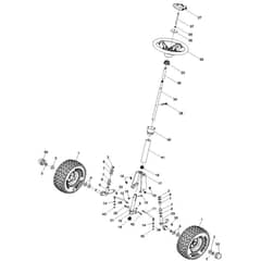 McCulloch MC30 - 96028000200 - 2011-04 - Steering Parts Diagram