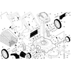 McCulloch MC550 R - 96132007001 - 2012-01 - Frame & Engine Parts Diagram