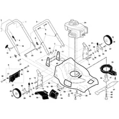 McCulloch MC55Y21 RA - 96141002803 - 2007-01 - Frame Parts Diagram