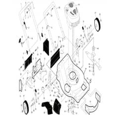 McCulloch MC625 F - 96142009600 - 2010-11 - Frame & Engine Parts Diagram