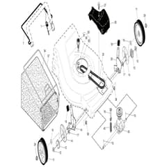 McCulloch MC625 FX - 96142009700 - 2010-11 - Drive Parts Diagram