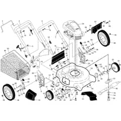 McCulloch MC625 R - 96132006500 - 2010-03 - Frame & Engine Parts Diagram